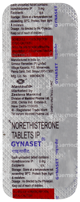 Gynaset Tablet 10
